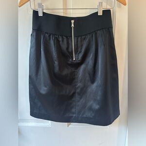 Adam Lippes Black Silk Skirt